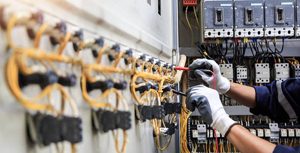 Professional Electrician technician working in Riverside, IL